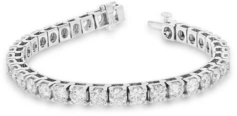 Zales 12 CT. T.W. Diamond Tennis Bracelet in 14K White Gold (I/I1) #TennisBracelets # ...