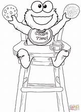 Printable Coloring Pages Of The Cookie Monster  Home sketch template