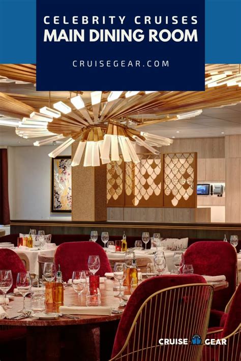 Celebrity Cruises Main Dining Room Menu + Recent Changes - Cruise Gear