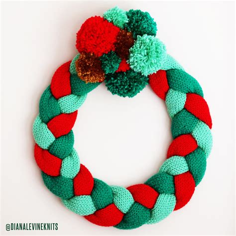 Christmas Wreath Circular Knitting Machine Pattern for Addi - Etsy