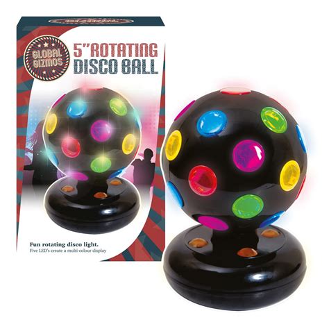 5" LED Disco Ball - Black