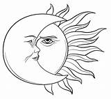 Trippy Sun Coloring Pages sketch template