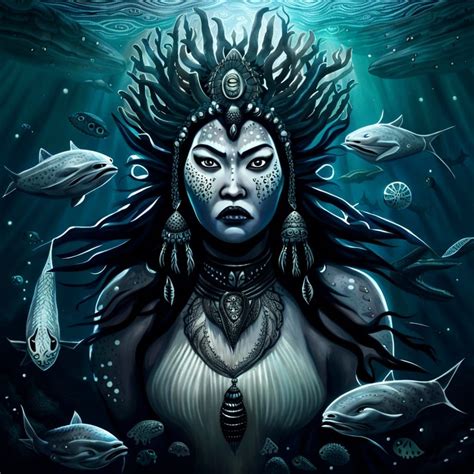 Northern Sea Goddess - AI Generated Artwork - NightCafe Creator