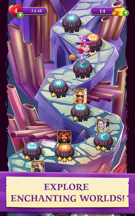 Bubble Witch 3 Saga MOD APK 6.14.9 (Unlimited Life)