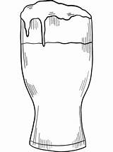 Glass Of Beer coloring Page  Free Printable Coloring Pages sketch template