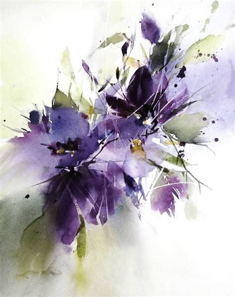 Annemiek Groenhout | Saatchi Art | Flower art painting, Watercolor ...