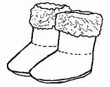 Snow Boots Coloring Pages sketch template