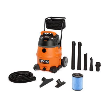 16 Gallon Wet/Dry Vac With Cart | RIDGID Tools