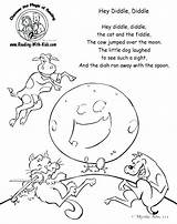 Nursery Rhyme Coloring Pages At GetColoringscom  Free Printable sketch template