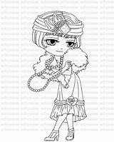 Flapper Coloring Page At GetDrawings  Free Download sketch template