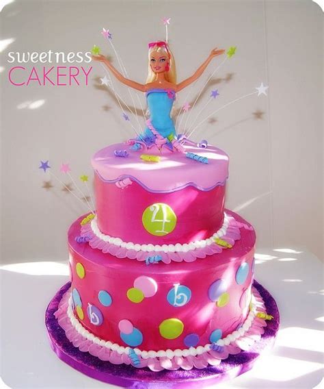 Barbie Cake | Barbie birthday cake, Barbie cake, Birthday cakes girls kids