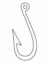 Fish Hook Pattern Use The Printable Outline For Crafts Sketch Coloring Page sketch template