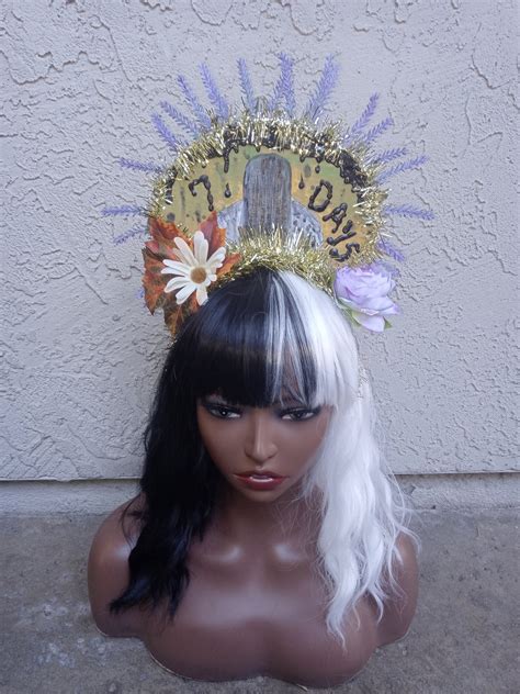 Samara-the Ring Art Costume Headdress Floral Flower Crown - Etsy