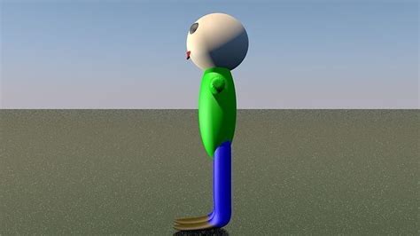 Baldi Rigged Cartoon 3D model rigged | CGTrader