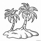 Coconut Tree Coloring Page 14720 11581 sketch template