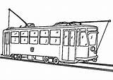 Tramway Coloring Pages sketch template