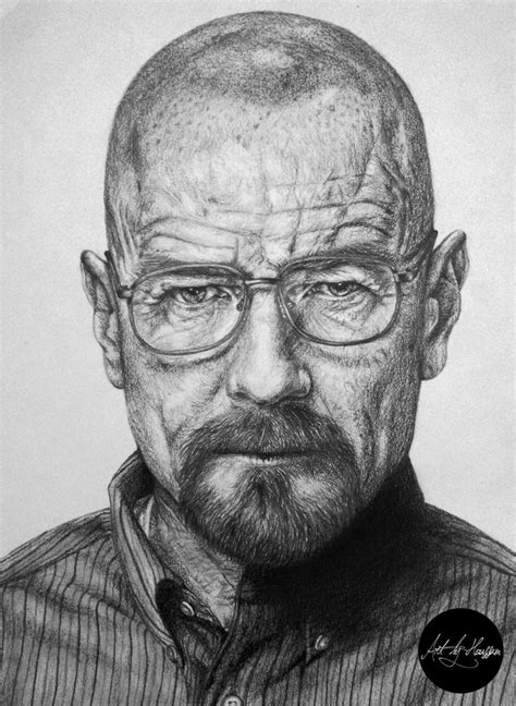 Pencil drawing of Walter White by artbyhoussam on DeviantArt
