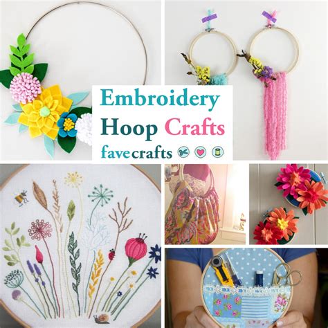 16 Beyond Gorgeous Embroidery Hoop Crafts | FaveCrafts.com