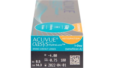 Acuvue Oasys with HydraLuxe for Asitgmatism, 30 pack - FREE Shipping at ...