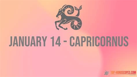 January 14 Zodiac Sign Capricornus - Shrewd