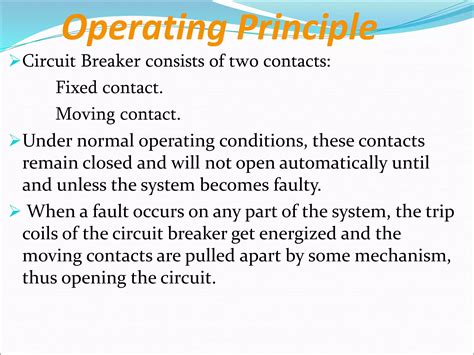 Circuit Breaker : Types | PPT