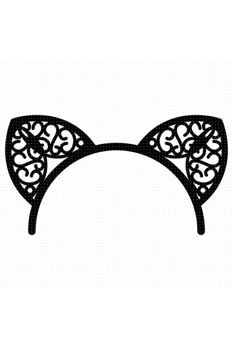 Cat Ears Headband SVG Cat Ears SVG Headband SVG Cat Ears | Etsy in 2021 | Headband svg, Ear ...