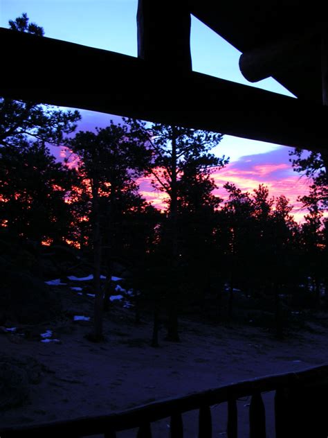 Cabin sunrise