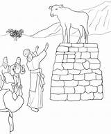 Moses And The Golden Calf Coloring Page Pages sketch template