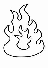 Flame Coloring Sheet Printable Pdf Download sketch template