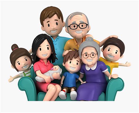 Family Cartoon Wallpaper - Talk To My Family , Free Transparent Clipart - ClipartKey