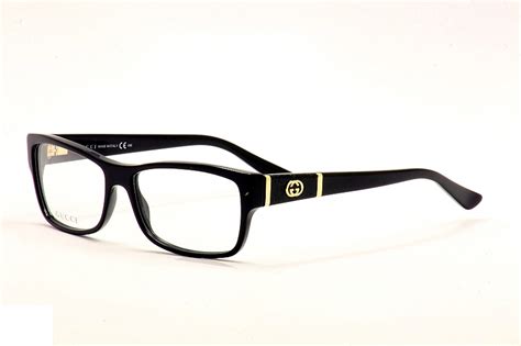 Gucci Eyeglasses 3133 807 Shiny Black Optical Frames 54MM