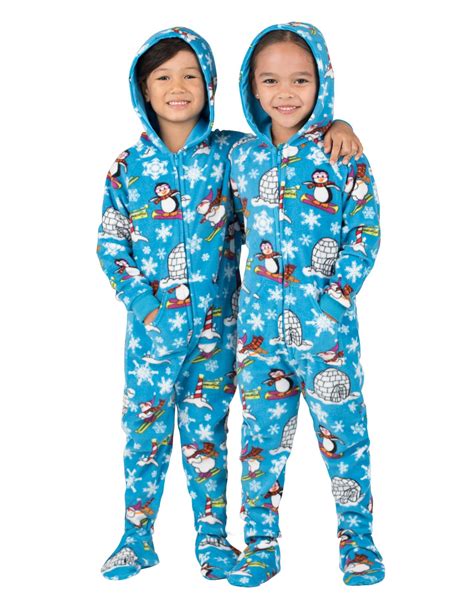 Footed Pajamas - Footed Pajamas - Winter Wonderland Toddler Hoodie ...