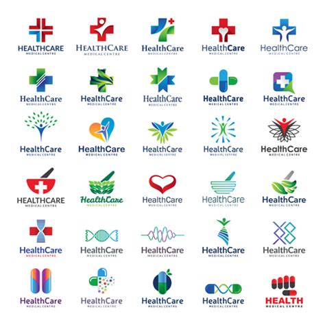 healthcare logos creative design vector - WeLoveSoLo