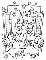 Twas The Night Before Christmas Coloring Book sketch template