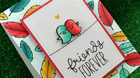 how to make a friendship card - YouTube