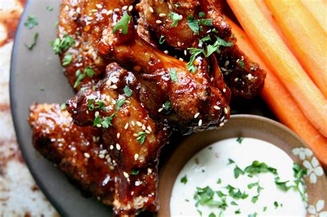 Oven-baked Honey Garlic Chicken Wings – A Cup of Sugar … A Pinch of Salt