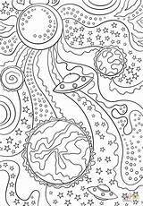 Milky Way Galaxy Coloring Page sketch template