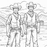 Cowboys Coloring Pages Ride Into Fun With Our – I Have Crayon sketch template