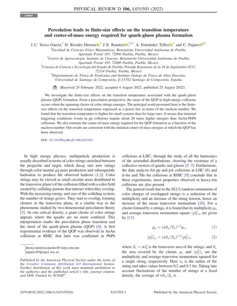 (PDF) Percolation leads to finite-size effects on the transition ...