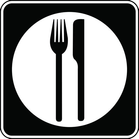 Plate Of Food Clipart Black And White | Free download on ClipArtMag