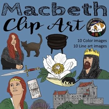 Macbeth Clip Art Set 2 by English Bulldog Art | Teachers Pay Teachers