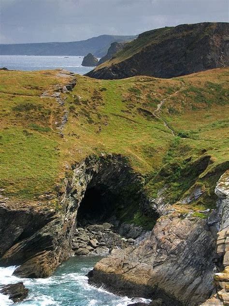 Pics Actually: Merlin's Cave, Tintagel Cornwall