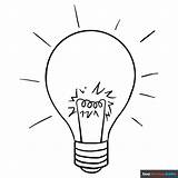 Light Bulb Coloring Page  Easy Drawing Guides sketch template