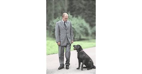 TIL Russia's Vladimir Putin brought a large dog with him to a round of ...