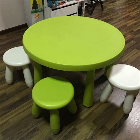 Ikea Mammut Table and Stools, Babies & Kids, Baby Nursery & Kids Furniture, Kids' Tables ...
