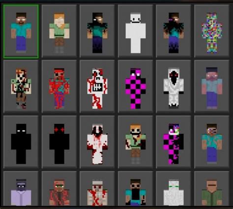 Minecraft Creepypastas/Legends Skin Pack » Minecraft Bedrock Addons