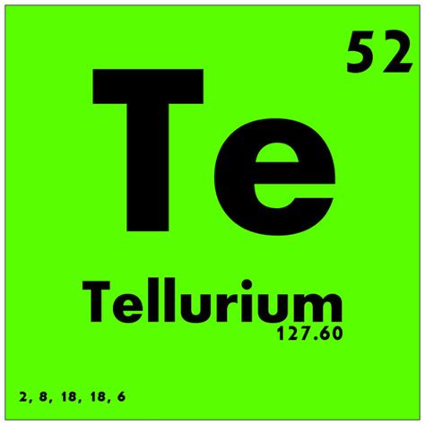052 Tellurium - Periodic Table of Elements | Watch Study Gui… | Flickr
