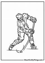 Hockey Coloring Pages To Print sketch template