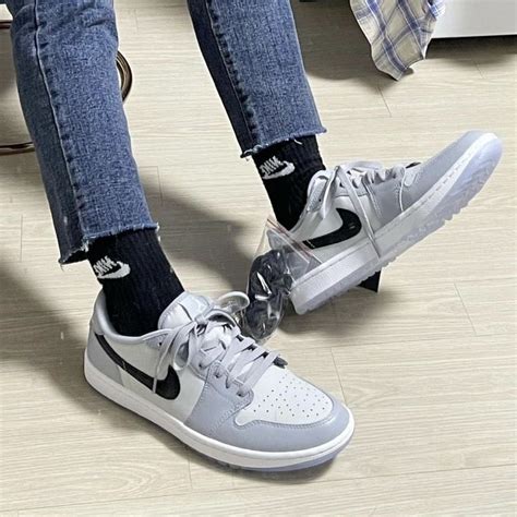 NIKE AIR JORDAN 1 LOW GOLF WOLF GREY | LINE SHOPPING