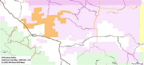 Chihuahua Valley - California Trail Map